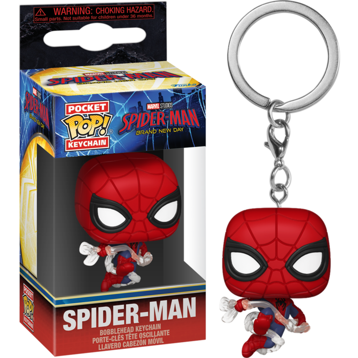 Funko Pocket Pop! Keychain - Spider-Man: Brand New Day (2026) - Spider-Man - Real Pop Mania