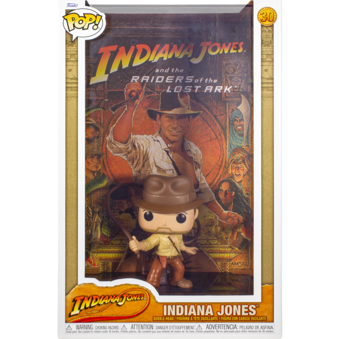 Funko POP! Movie Poster: Indiana Jones and the Raiders of the Lost Ark Indiana  Jones Vinyl Figure Set with Poster