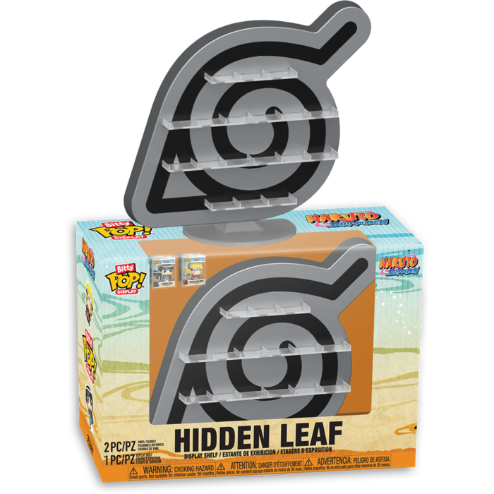 Funko Bitty Pop! Display Shelf - Naruto: Shippuden - Hidden Leaf - Real Pop Mania