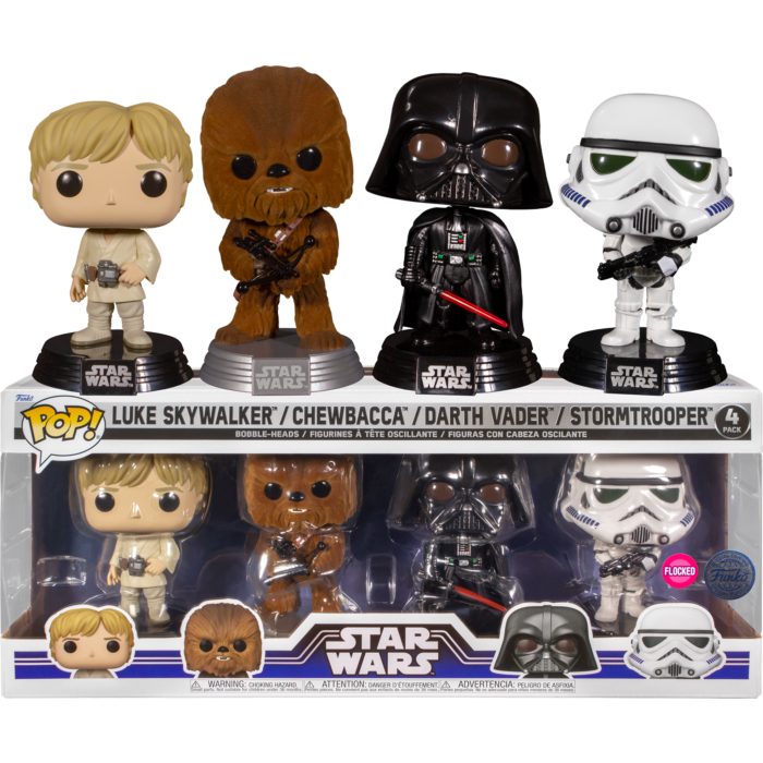 Funko pop online chewbacca flocked