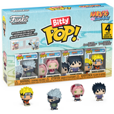 Funko Bitty Pop! Naruto: Shippuden - Kakashi Hatake, Sakura Haruno, Sasuke Uchiha & Naruto Uzumaki - 4-Pack