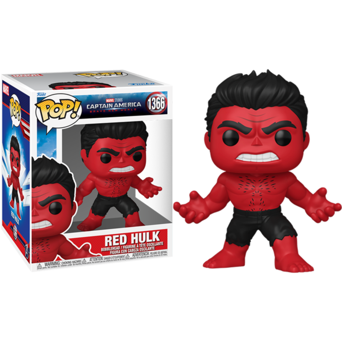 Funko Pop! Captain America: Brave New World - Red Hulk Super Sized 6