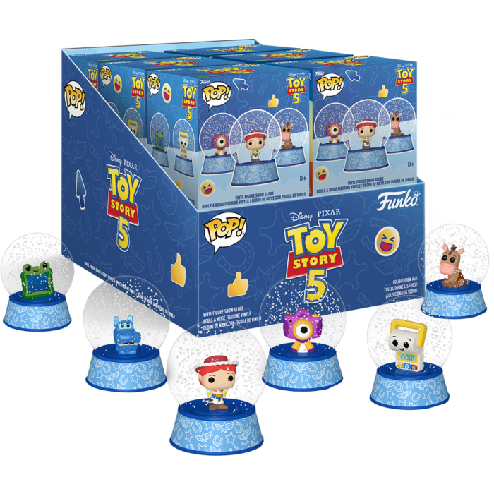 Funko! Toy Story 5 - Mini Pop! Snow Globes (Display of 12) - Real Pop Mania