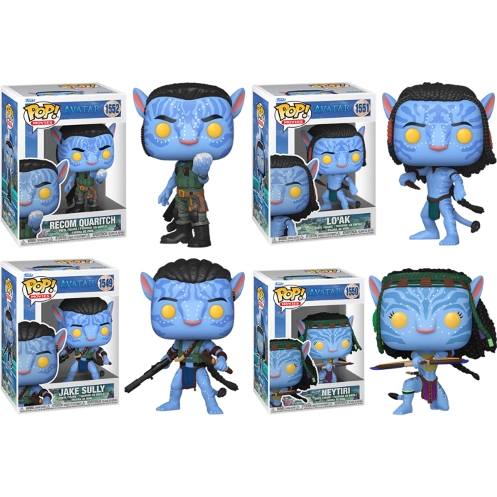 Funko Pop! Avatar 2: The Way of Water - To Be Na'vi - Bundle (Set of 4)