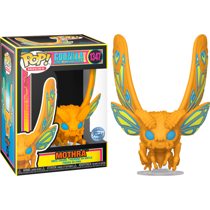 Funko Pop! Mothra vs. Godzilla (1964) - Mothra Blacklight #1347