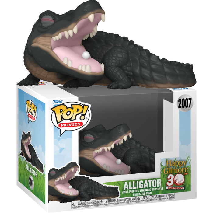 Funko Pop! Happy Gilmore - Alligator, Chubbs, Hal L & Shooter McGavin - Bundle (Set of 4) - Real Pop Mania