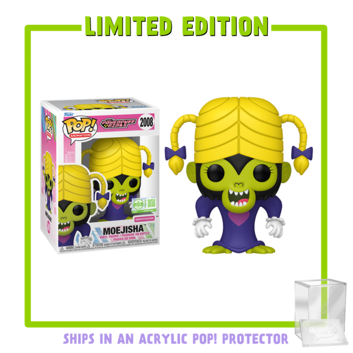 Funko Pop! The Powerpuff Girls - Moejisha (Mojo Jojo) in Acrylic Pop! Protector #2008 (Ultra Limited Edition)