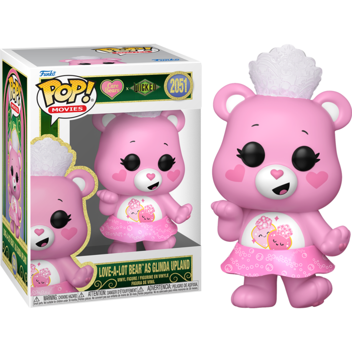 Funko Pop! Care Bears x Wicked - Elphaba, Glinda, Scarecrow, Cowardly Lion & Tin Man - Bundle (Set of 5) - Real Pop Mania