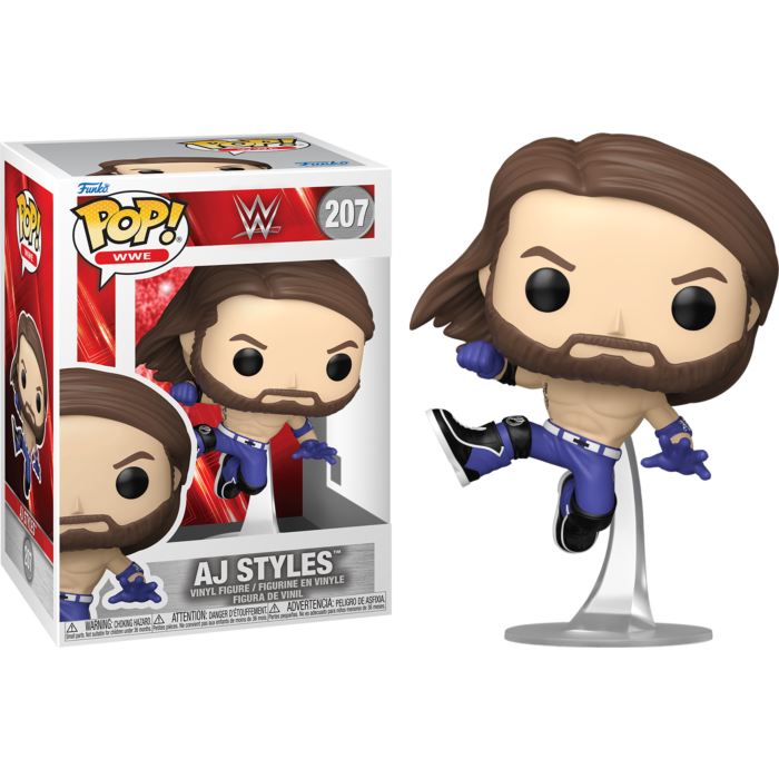Funko Pop! WWE - AJ Styles (Punch) #207 - Real Pop Mania