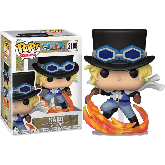 Funko Pop! One Piece - Sabo Attacking with Pipe #2108