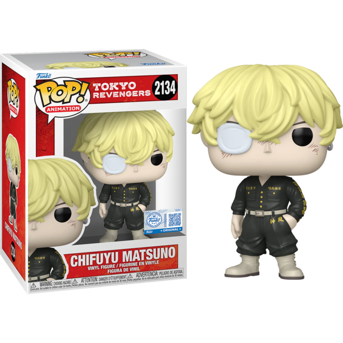 Funko Pop! Tokyo Revengers - Chifuyu Matsuno #2134 (+ Box of 3 Mystery Exclusive)