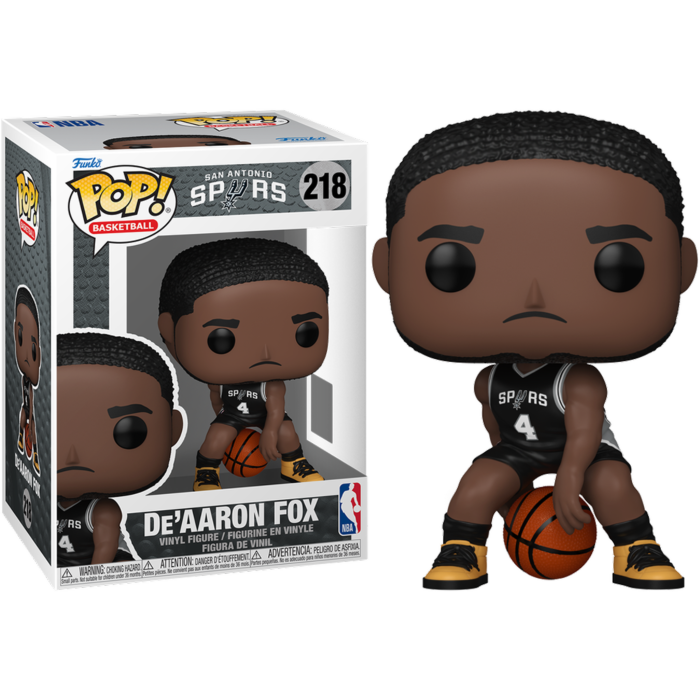Funko Pop! NBA Basketball - De'Aaron Fox San Antonio Spurs (2025 Icon Edition Uniform) #218