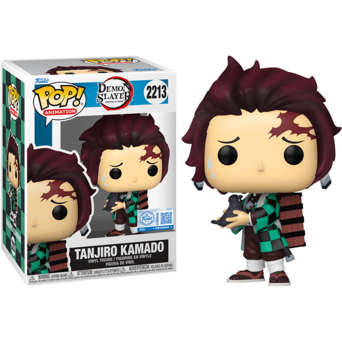 Funko Pop! Demon Slayer - Tanjiro Kamado with Crow #2213 - Real Pop Mania