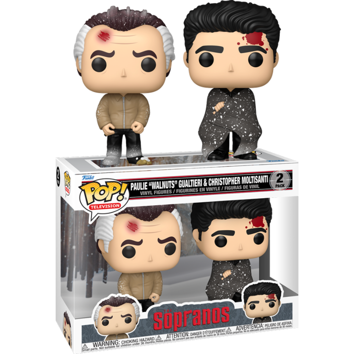 Funko Pop! The Sopranos - Paulie "Walnuts" Gualtieri & Christopher Moltisanti - 2-Pack