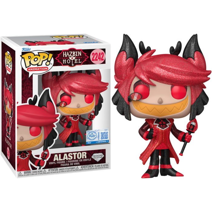FunkoPop! HazbinHotel アラスター Chase版 #2242 Funko Pop! Hazbin Hotel - Alastor Diamond Glitter #2242