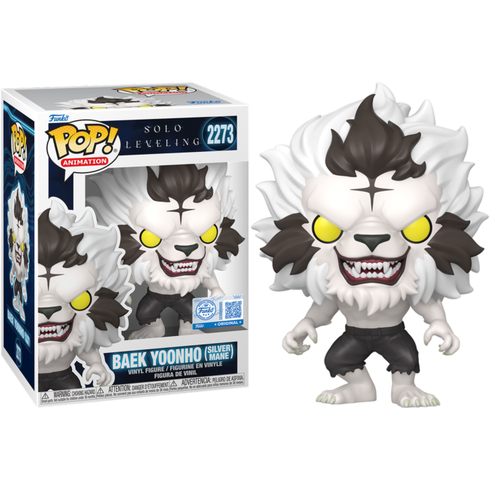 Funko Pop! Solo Leveling - Baek Yoonho (Silver Mane) #2273 - Chase Chance