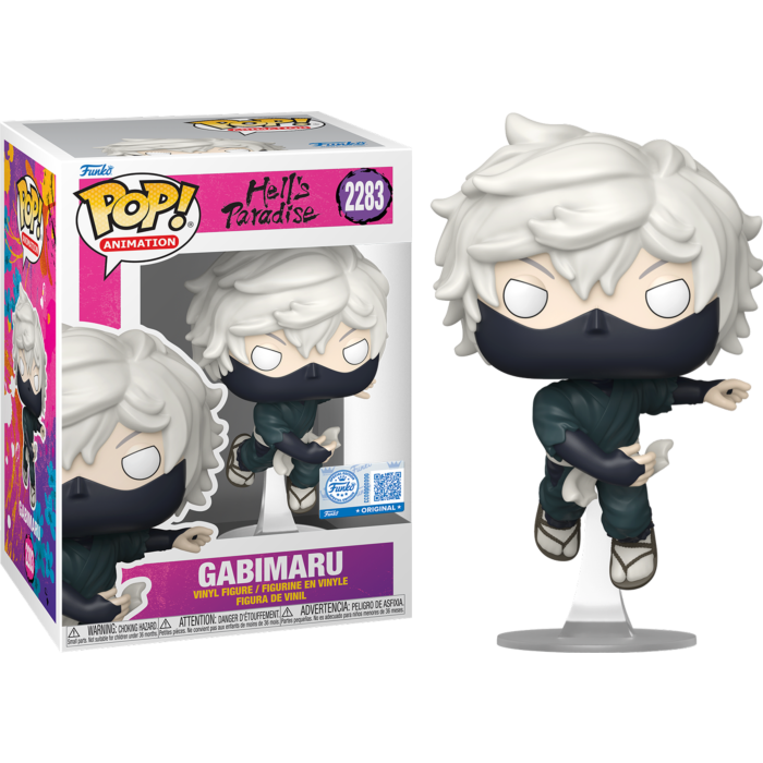 Funko Pop! Hell's Paradise - Gabimaru (Combat Stance) #2283 - Chase Chance (+ Box of 3 Mystery Exclusive) - Real Pop Mania