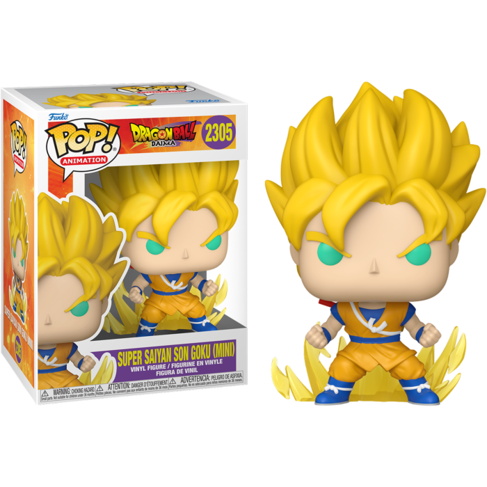 Funko Pop! Dragon Ball: Daima - Super Saiyan Son Goku (Mini) #2305 - Chase Chance - Real Pop Mania