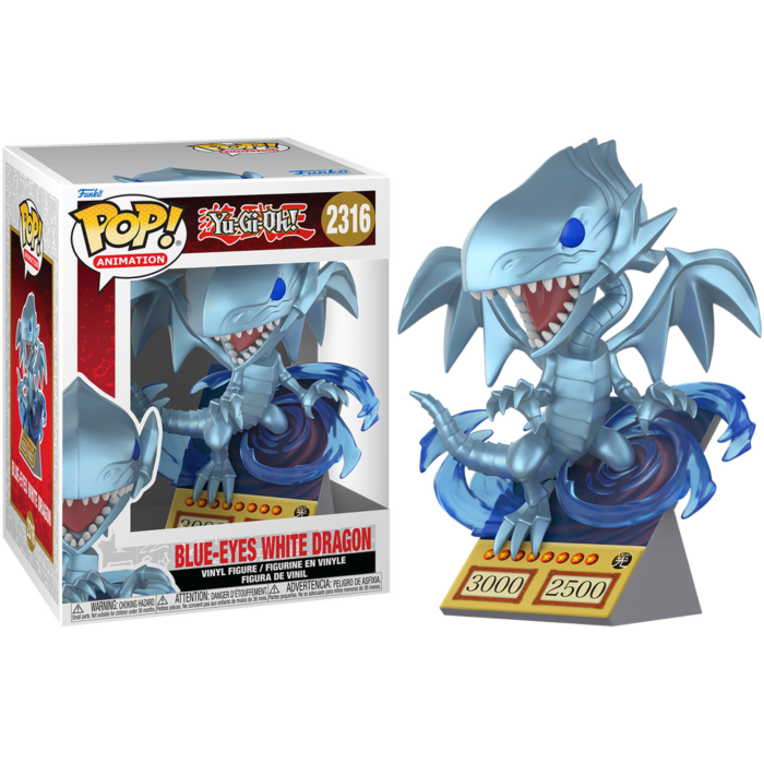 Funko Pop! Premium - Yu-Gi-Oh! - Blue-Eyes White Dragon #2316 - Real Pop Mania