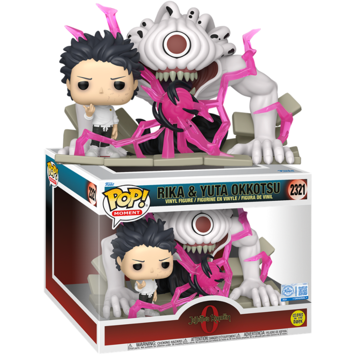 Funko Pop! Moment - Jujutsu Kaisen 0 - Rika & Yuta Okkotsu Glow in the Dark #2321 - Real Pop Mania