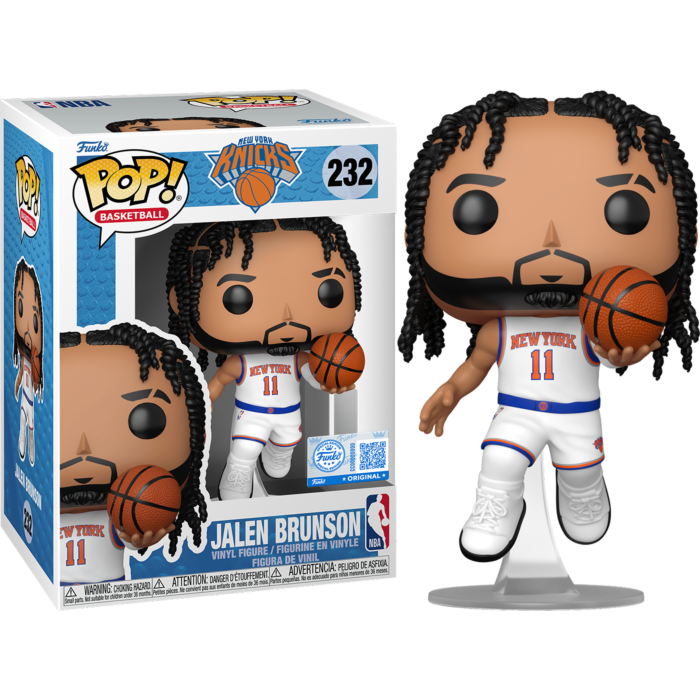 Funko Pop! NBA Basketball - Jalen Brunson New York Knicks #232 (+ Box of 3 Mystery Exclusive)