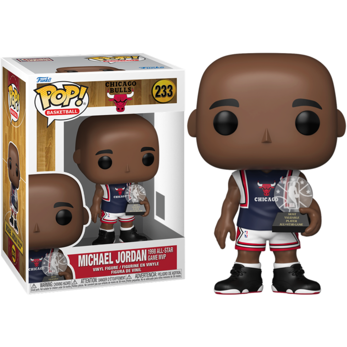 Funko Pop! NBA Basketball - Michael Jordan (Chicago Bulls) 1998 All-Star Game MVP #233 - Real Pop Mania