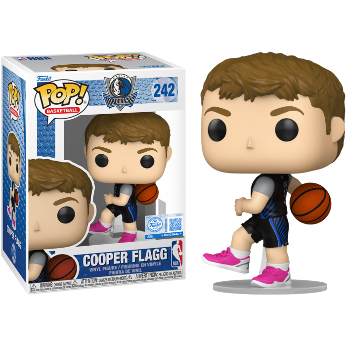 Funko Pop! NBA Basketball - Cooper Flagg (Black City Jersey) Dallas Mavericks #242