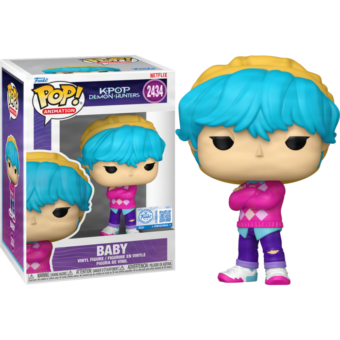 Funko Pop! K-Pop Demon Hunters - Baby #2434 (+ Box of 3 Mystery Exclusive) - Real Pop Mania