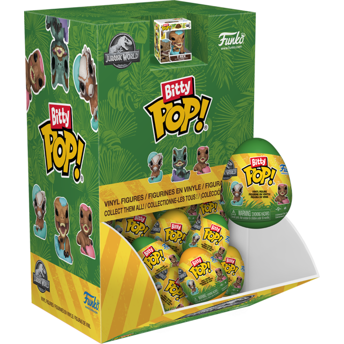 Funko Bitty Pop! Jurassic Park - Easter Egg Bitty Pop! Blind Bag - (Display of 24)