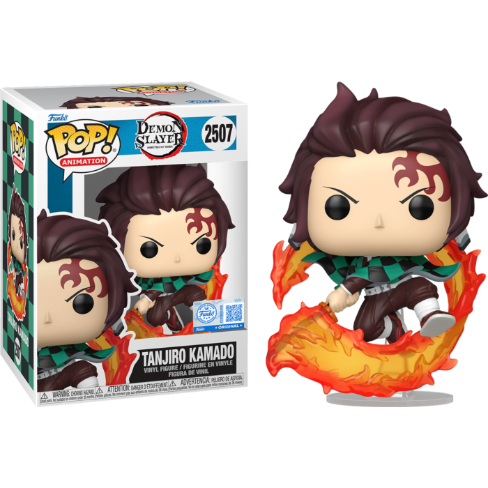 Funko Pop! Demon Slayer - Tanjiro Kamado with Flaming Sword #2507