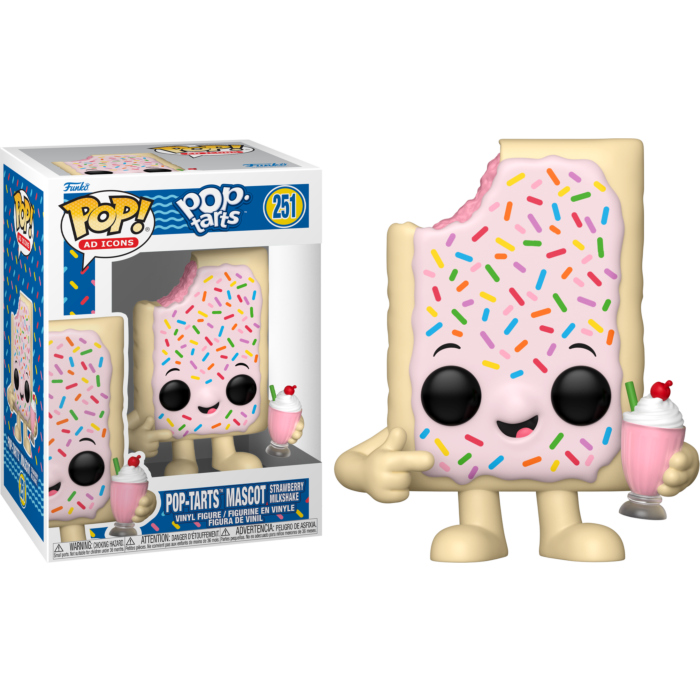 Funko Pop! Ad Icons: PopTarts - Pop-Tarts Mascot Strawberry Milkshake #251
