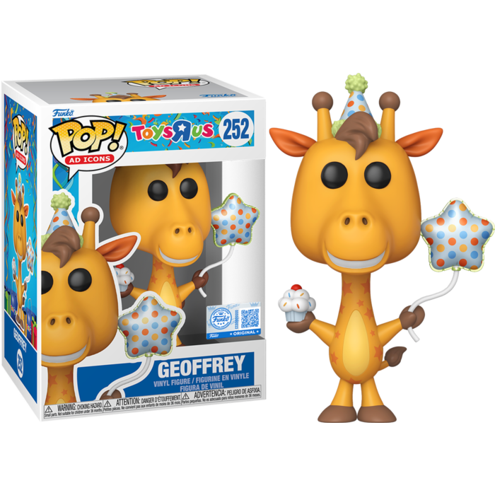 Funko Pop! Ad Icons: Toys R Us Geoffrey the Giraffe (Birthday) #252