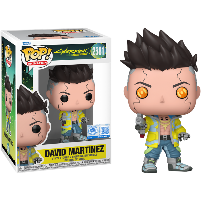 Funko Pop! Cyberpunk: Edgerunners - David Martinez with Yukimura Gun #2581 - Chase Chance