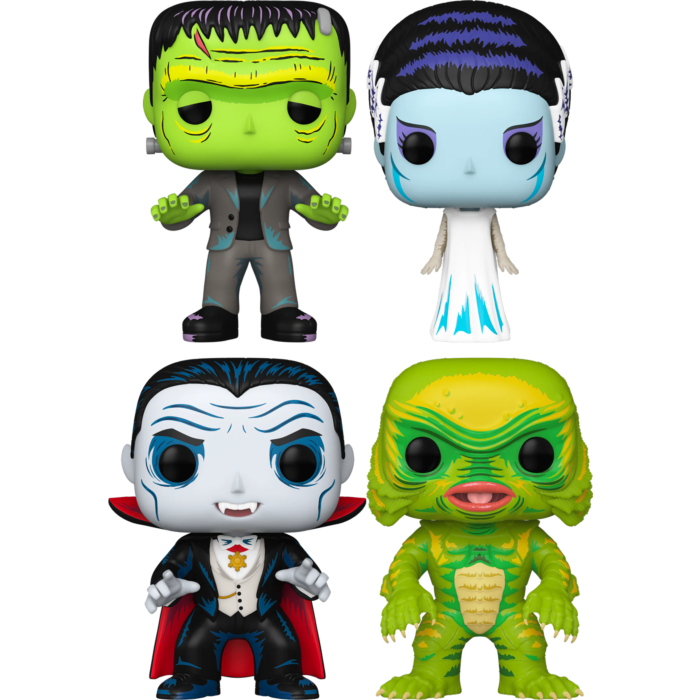 Funko Pop! Universal Monsters - The Legacy Collection (Deco) - Bundle (Set of 4)