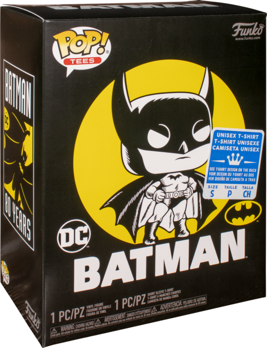 Funko Pop! Batman - First Appearance Batman - Vinyl Figure & T-Shirt Box Set