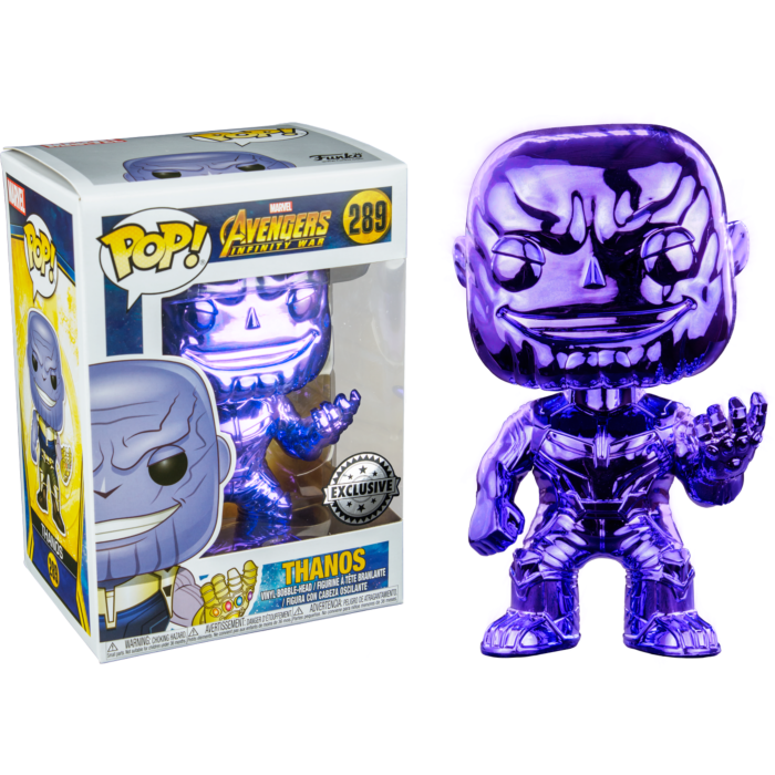 Funko Pop! Avengers 3: Infinity War - Thanos Purple Chrome (2018 Event Exclusive) #289