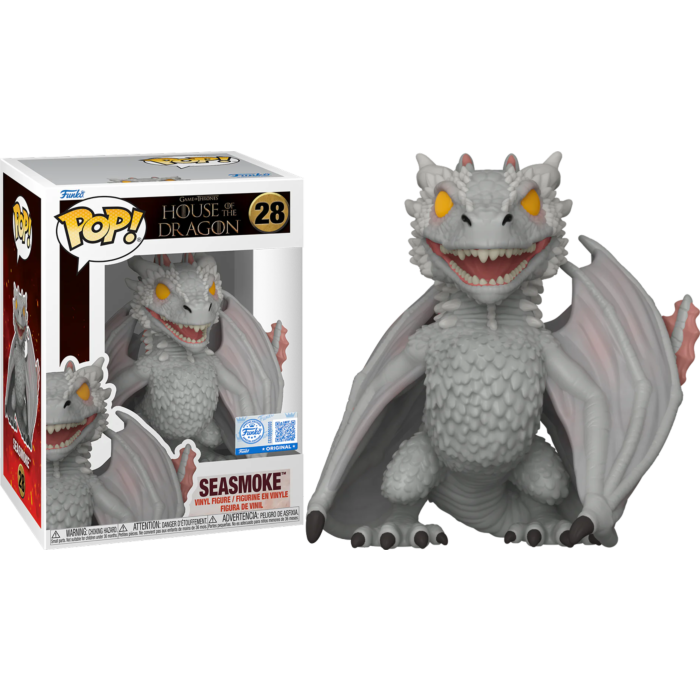 Funko Pop! Game of Thrones: House of the Dragon - Seasmoke #28 (+ Box of 3 Mystery Exclusive)