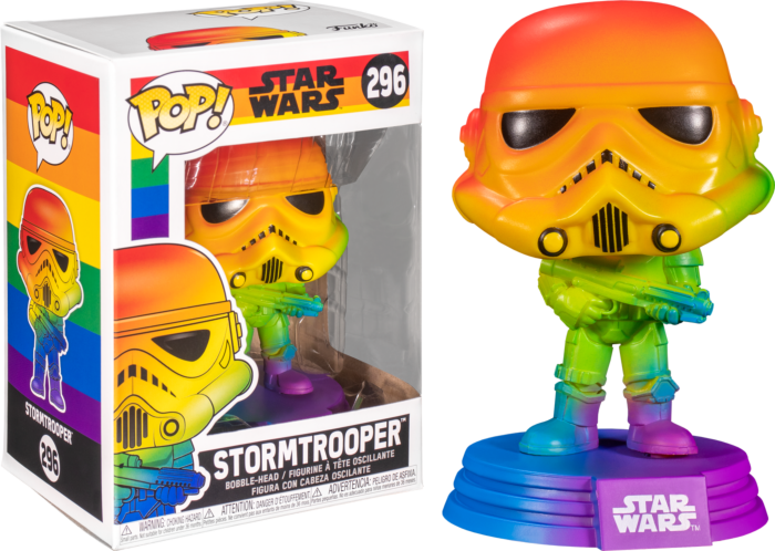 Funko Pop! Star Wars - Stormtrooper Rainbow Pride 2021 #296 - Real Pop Mania