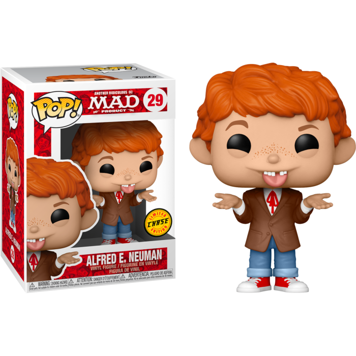 Funko Pop! MAD - Alfred E. Neuman with Acrylic Pop! Protector #29 (Chase Variant)