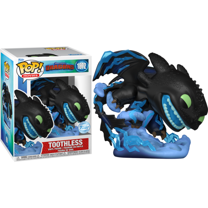 Funko Premium Pop How to Train Your Dragon Toothless with Lightning