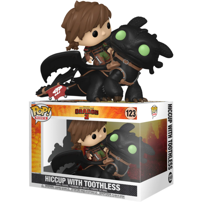 Funko Pop! Rides - How to Train Your Dragon 2 - Hiccup with Toothless #123