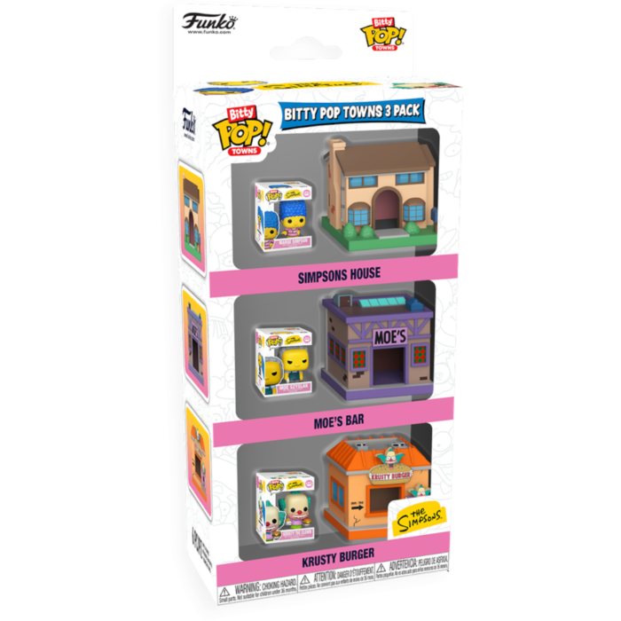 Funko Bitty Pop! Town - The Simpsons - Springfield - Figure 3-Pack