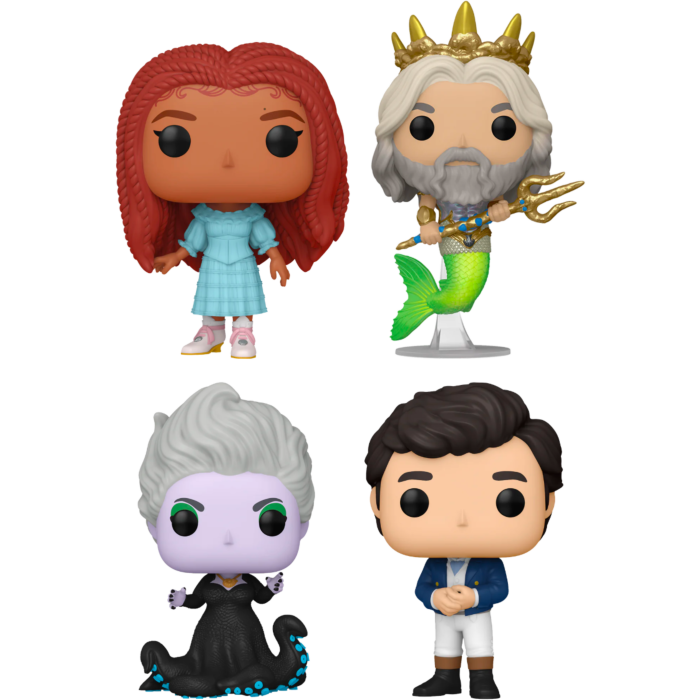 Funko Pop! The Little Mermaid (2023) - Part of Your World - Bundle (Set of 4)