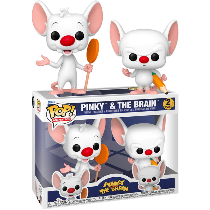 PINKY AND THE BRAIN ピンキー&ザブレイン Funko Pop! Pinky and The Brain - Pinky & The Brain - 2-Pack