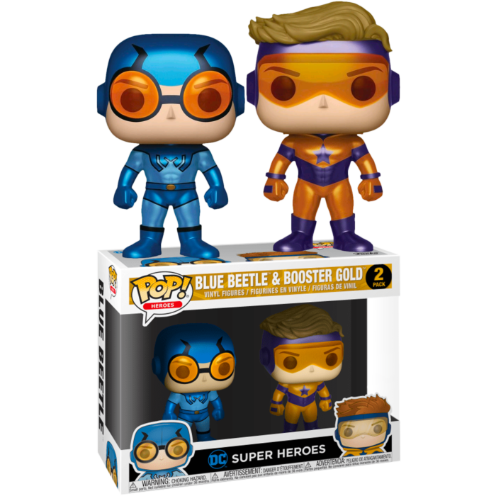 Funko Pop! DC Comics - Blue Beetle & Booster Gold 2-Pack - Real Pop Mania