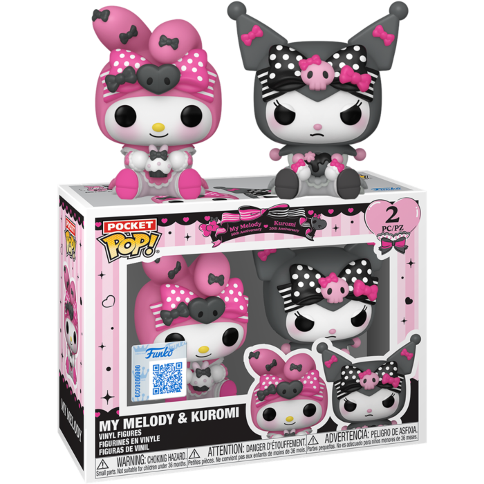 Funko Pop! Hello Kitty & Friends - My Melody & Kuromi Pocket - 2-Pack