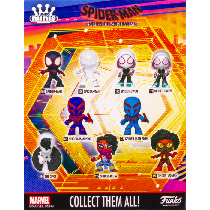 Funko Minis 3" - Spider-Man: Across the Spider-Verse (2023) - Mystery Single Unit
