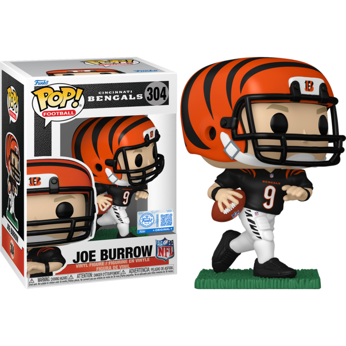 Funko Pop! NFL: Bengals - Joe Burrow (Black Jersey) #304