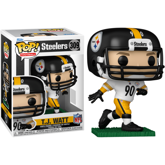 Funko Pop! NFL Football - T.J. Watt (Away Uniform) Pittsburgh Steelers #309
