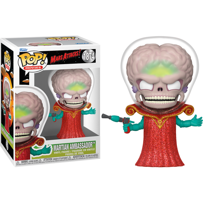 Amazon.com: Funko POP Movies: Mars Attacks - Alien Leader